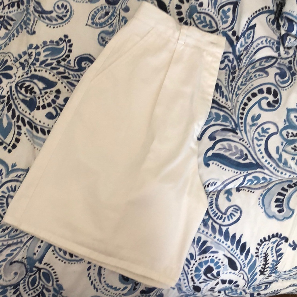 Talbot’s White Bermuda Shorts